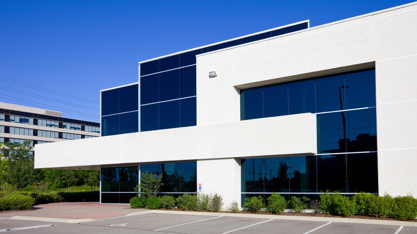 Modern office building