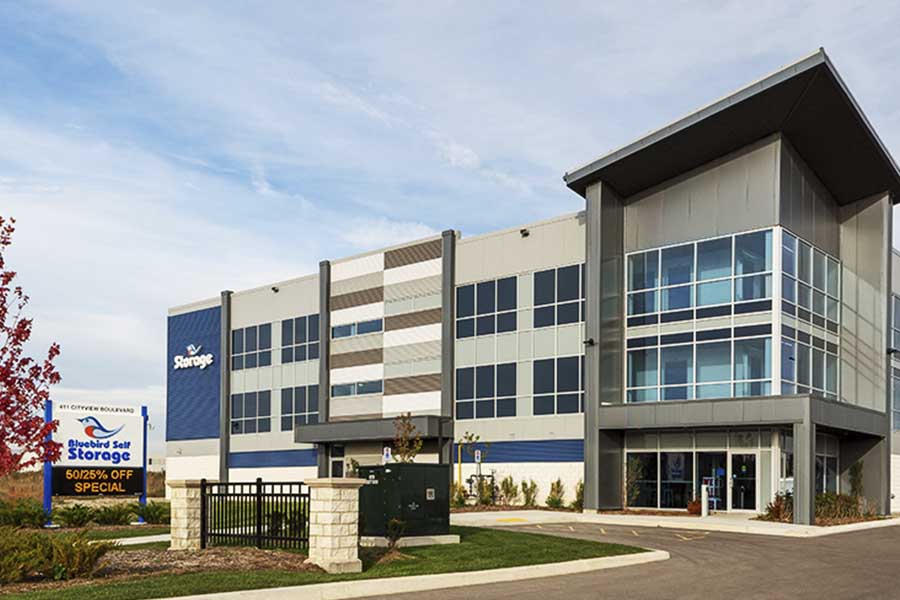 Bluebird Self Storage building